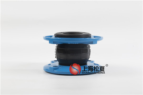熱水循環(huán)泵用DN65-1.6Mpa球墨法蘭NR橡膠膨脹節(jié)高清實(shí)拍圖